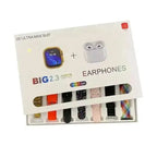 I20 Ultra Max suit Smart Watch 10 in 1 box 2.3inch large screen with 7 strips smartwatch With Airpords2 (random color)