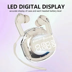 Air 39 TWS Wireless Earbuds: The Trendy Bluetooth 5.3 Gaming Headset with Transparent Charging Case (random colour)