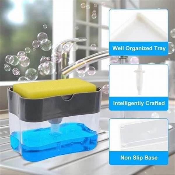 2-in-1 Soap Pump Dispenser – Kitchen Sink Liquid Soap Dispenser (Without Sponge)