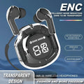 Air 39 TWS Wireless Earbuds: The Trendy Bluetooth 5.3 Gaming Headset with Transparent Charging Case (random colour)