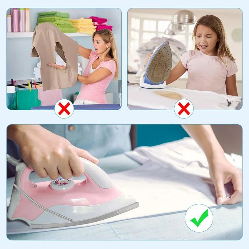 Teflon Iron Cover Protector | Non Stick Garments Care Cover For Iron | Heat Resistant Ironing Shoe for Clothes Protection